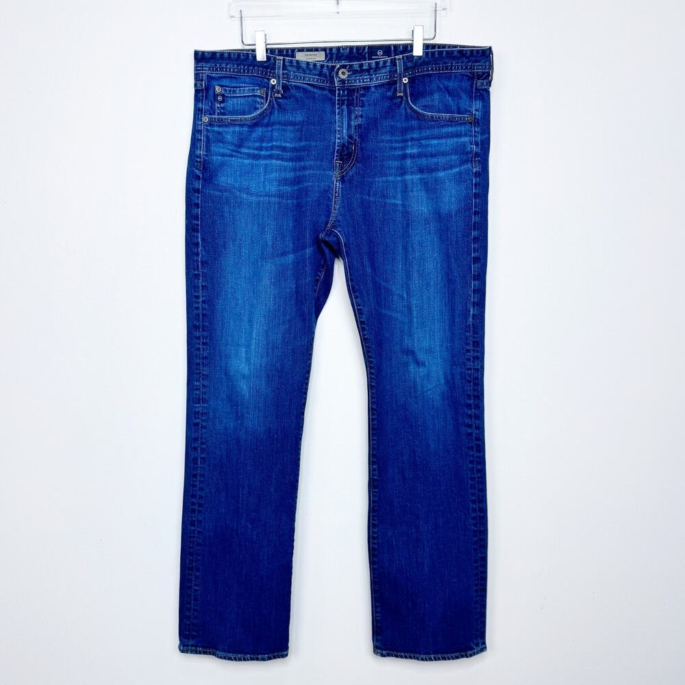 AG Adriano Goldschmied Men's Protege Straight Leg Dark Wash Denim Jeans 40 X 34